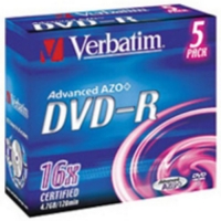 Verbatim DVD+R 4.7GB 5 pack - 43519