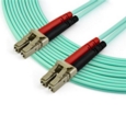 7m OM4 LC LC Aqua Fiber Optical Cable