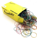 ValueX Rubber Elastic Band Assorted Sizes 454g Assorted Colours