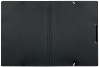Leitz Recycled Card Folder With Elasticated Bands A4 Black (Pack of 10) 39080095