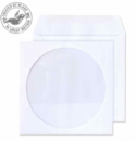 ValueX CD/DVD Envelope 125x125mm Window White (Pack 50)
