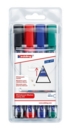 edding 363 Whiteboard Marker Chisel Tip 1-5mm Line Assorted Colours (Pack 4)