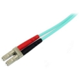 1m Aqua MM 50 125 OM4 Fiber Optic Cable