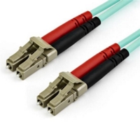 7m OM4 LC LC Aqua Fiber Optical Cable