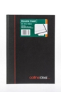 Collins Ideal Manuscript Book Casebound A5 Double Cash 192 Pages Black 464
