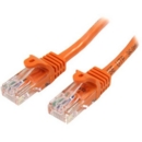 Startech 1m Orange Snagless Cat5e Patch Cable