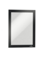 Durable Duraframe Magnetic Display Frame Self Adhesive A5 Black (Pack 2) 487101