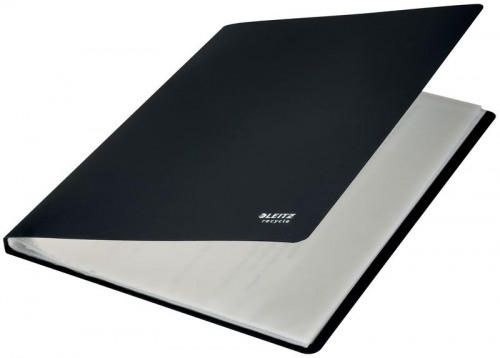 Leitz Recycled Polypropylene Display Book 40 Pockets A4 Black 46770095