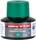 edding BTK 25 Bottled Refill Ink for Whiteboard Markers 25ml Green