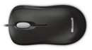 Microsoft Basic Optical Mouse for Business Wired PS2 USB 800 DPI 3 Buttons Black Ergonomic Design Comfortable in Either Hand