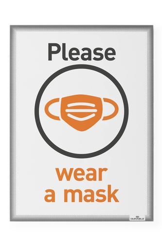 Durable Info Pocket Static Cling Pack 5 5014