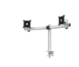 Durable Monitor Mount PRO for 2 Screens Up to 27 Inch with Desk Clamp Attachment 508523