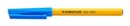 Staedtler 430 Stick Ballpoint Pen 0.8mm Tip 0.30mm Line Blue (Pack 10)