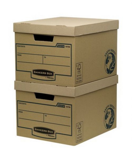 Fellowes Bankers Box Earth Series Standard Storage Box Board Brown (Pack 10) 4470601