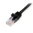 Startech 1m Black Snagless Cat5e Patch Cable