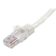 0.5m White Snagless Cat5e Patch Cable
