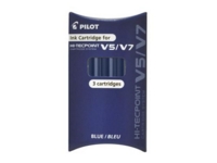 Pilot Refill for V5/V7 Eco Cartridge System Blue (Pack 3)