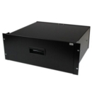4U 19in Rack Black Steel Storage Drawer