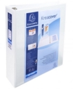 Exacompta Kreacover Presentation Ring Binder Polypropylene 4 D-Ring A4 Plus 60mm Rings White (Pack 10)