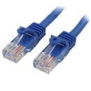0.5m Blue Snagless Cat5e Patch Cable