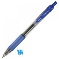 Zebra Sarasa Retractable Gel Rollerball Pen 0.7mm Tip 0.5mm Line Blue (Pack 12)