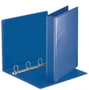 Esselte Essentials Presentation Ring Binder Polypropylene 4 D-Ring A4 30mm Rings Blue (Pack 10) 49715