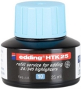 edding HTK 25 Bottled Refill Ink for Highlighter Pens 25ml Light Blue