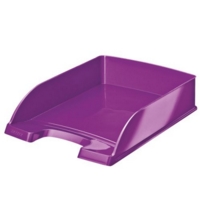 Leitz WOW Letter Tray A4 Portrait Metallic Purple 52263062