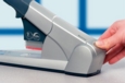 Leitz 5551 Full Strip Heavy Duty Stapler Flat Clinch 80 Sheet Silver 55510084