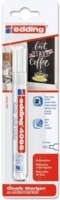 Edding 4095 Chalk Marker Bullet Tip 2-3mm Line White