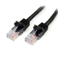 Startech 1m Black Snagless Cat5e Patch Cable