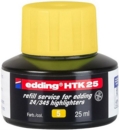 edding HTK 25 Bottled Refill Ink for Highlighter Pens 25ml Yellow