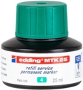 edding MTK 25 Bottled Refill Ink for Permanent Markers 25ml Green