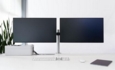 Durable Monitor Mount PRO for 2 Screens Up to 27 Inch with Desk Clamp Attachment 508523