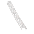 Fellowes Binding Wire Element A4 6mm 34 Loop White(Pack 100) 53215