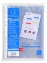 Exacompta Multi Punched Pocket Polypropylene A4 60 Micron Top Opening Clear (Pack 50)