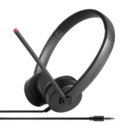 Lenovo Essential Stereo Analog Headset 3.5mm Audio Input 20 Hz to 20 KHz Frequency Range 2 x 30mm Drivers