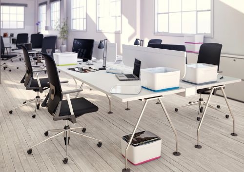 Leitz MyBox WOW Organiser Tray with Handle Large White 53220001