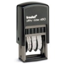 Trodat Printy 4810 Self Inking Budget Mini Date Stamp Black Ink