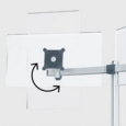 Durable Monitor Mount PRO for 2 Screens Up to 27 Inch with Desk Clamp Attachment 508523