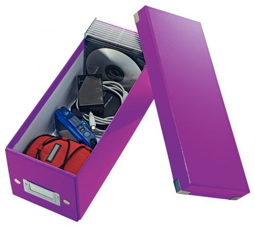 Leitz Click & Store CD Storage Box Purple 60410062