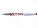 Pilot V-Pen Erasable Disposable Fountain Pen Red (Pack 12)
