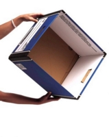 Fellowes Bankers Box Premium Storage Box Presto Board Woodgrain (Pack 10) 7260501