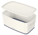 Leitz MyBox WOW Storage Box Small with Lid White/Grey 52294001