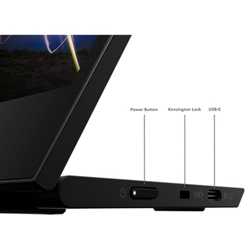 Lenovo ThinkVision M15 15.6 Inch 1920 x 1080 Pixels Full HD Resolution 60Hz Refresh Rate 6ms Response Time IPS USB C Portable Monitor