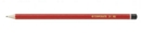 ValueX HB Pencil Dipped End Red Barrel (Pack 12)