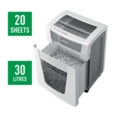 Leitz IQ Office Pro Cross-Cut Paper Shredder P-4 White 80061000