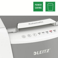 Leitz IQ AutoFeed Small Office 100 Cross Cut Shredder 34 Litre 100 Sheet Automatic/8 Sheet White 80111000