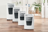 Leitz IQ AutoFeed Small Office 100 Cross Cut Shredder 34 Litre 100 Sheet Automatic/8 Sheet White 80111000