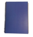 ValueX A4 Wirebound Hard Cover Notebook Ruled 160 Pages Blue